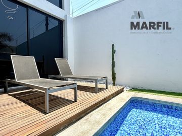 Hermosa Casa en Venta con Alberca Residencial Esmeralda en Colima de 4 Recámaras