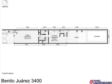 Duplex 4 ambientes con parque, pileta y cochera en Villa Devoto