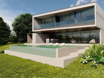 Exclusiva casa en venta, al lago en el Barrio Muelles de Puertos.