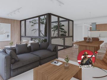 Departamento dos dormitorios, Fisherton, cochera, estrenar, pileta, zona Jockey Club Rosario