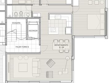 Departamento dos dormitorios, Fisherton, cochera, estrenar, pileta, zona Jockey Club Rosario