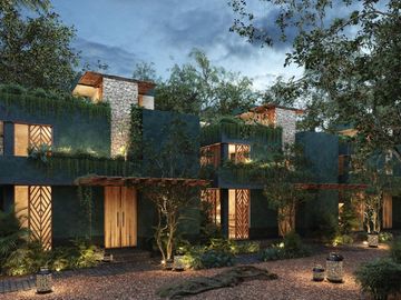 EN VENTA VILLA DE 2 HABITACIONES EN TULUM ALBERCA A 10 MINUTOS DEL MAR ROI UBICACION Y PRECIO