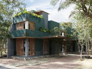 EN VENTA VILLA DE 2 HABITACIONES EN TULUM ALBERCA A 10 MINUTOS DEL MAR ROI UBICACION Y PRECIO
