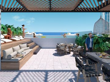 EN VENTA ESTUDIO EN PLAYA DEL CARMEN CON ALBERCA Y SPA