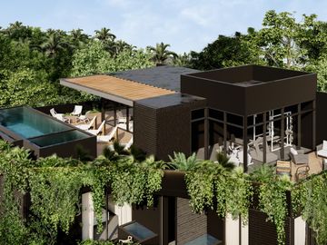 CASA EN VENTA EN TULUM 2 HABITACIONES CON TERRAZA Y JACUZZI