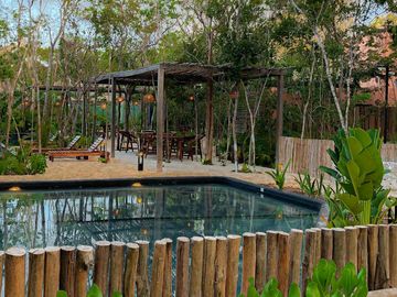 CASA EN VENTA EN TULUM 3 HABITACIONES CON ALBERCA Y GYM