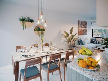 CASA EN VENTA EN TULUM 3 HABITACIONES CON AREAS VERDES, COWORKING