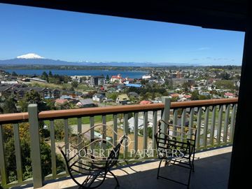 Linda vista a lago y volcanes, gran departamento en venta, Puerto Varas