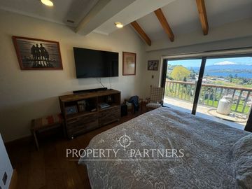Linda vista a lago y volcanes, gran departamento en venta, Puerto Varas