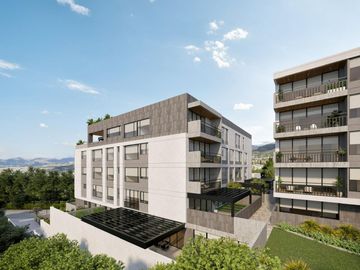 Departamento de 2 dormitorios con jardín en Proyecto Miramonte- Cumbayá, Santa Lucía Alta