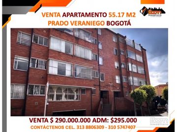 *VENTA APARTAMENTO 55 M2 EN PRADO VERANIEGO