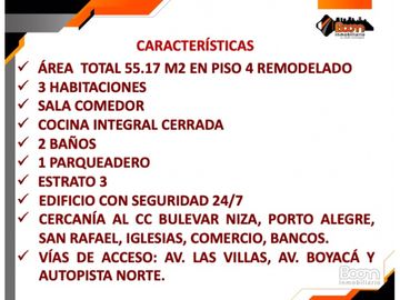 *VENTA APARTAMENTO 55 M2 EN PRADO VERANIEGO