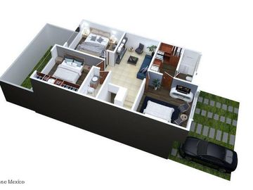 Casa en Venta en San Salvador Tizatlalli Metepec GIS 24-1102