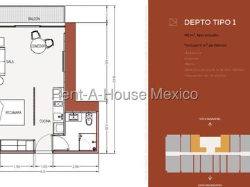 Departamento en Venta Cuauhtémoc-San Rafael 25-2822 JAS