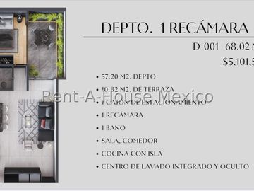 Departamento en Venta en Avenida Coyoacan, Del Valle Centro RU 25-1088.