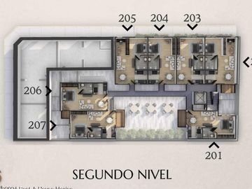 Departamento en Venta en Cuauhtémoc, Santa María la Ribera  MG. 25-2