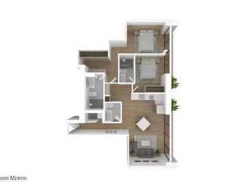 Departamento (proyecto)  en  Venta Alvaro Obregón - Alpes 25-1290JAS