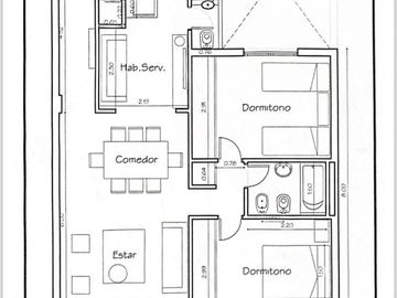 Departamento en venta, Recoleta, 3 ambientes balcón toilette