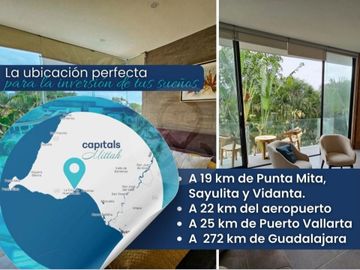 Departamento en venta en Cruz de Huanacaxtle