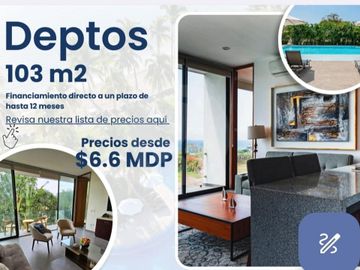 Departamento en venta en Cruz de Huanacaxtle