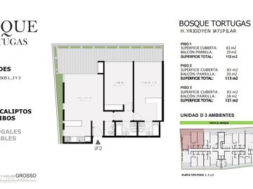 Departamento en Bosque Tortugas