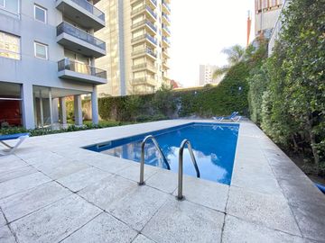 Departamento de 3 ambientes con cochera y amenities en Almagro