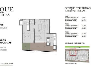 Departamento en Bosque Tortugas