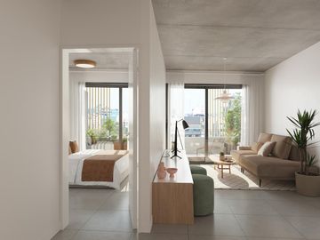Espectacular monoambiente con balcon en venta en Caballito