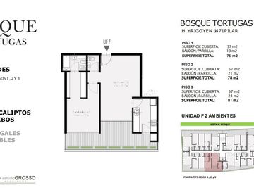 Departamento en  Bosque Tortugas