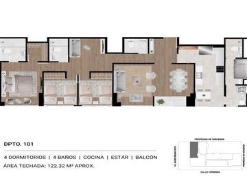 ¡SE VENDE EXCLUSIVO DPTO. DE 2 DOMRITORIOS EN SAN ISIDRO!