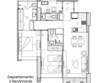 Departamento en Venta en Torre Atlántida en Mérida, Yucatán