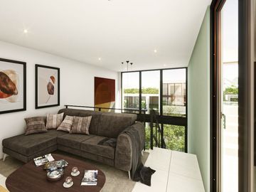 BONA: PENTHOUSE de 1 habitacione en Temozón Norte, Mérida!