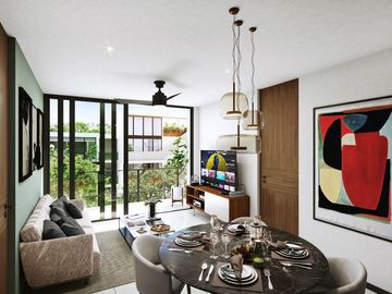 BONA: Departamento de 2 habitaciones en Temozón Norte, Mérida!