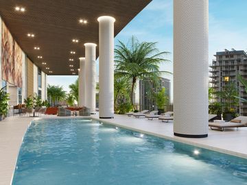 DEPARTAMENTO EN VENTA EN MIAMI 1 HABITACIÓN CON BAR, JACUZZI, ALBERCA