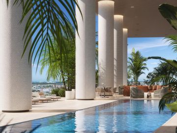 DEPARTAMENTO EN VENTA EN MIAMI 1 HABITACIÓN CON BAR, JACUZZI, ALBERCA