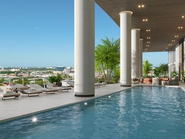 DEPARTAMENTO EN VENTA EN MIAMI 1 HABITACIÓN CON BAR, JACUZZI, ALBERCA