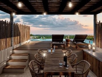 Departamento en Venta de 2 habitaciones en Holbox a 100 m del Mar
