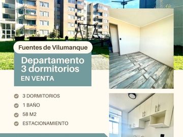 DEPARTAMENTO 3 DORMITORIOS, VILUMANQUE