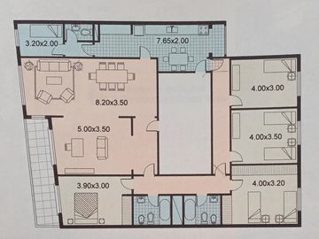 Venta departamento 6 ambientes, Caballito - Piso alto,construcción sólida a refaccionar-Apto crédito