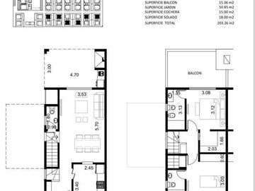 Casa Duplex  Venta 3 Amb con Jardín, a Estrenar en Chic Village