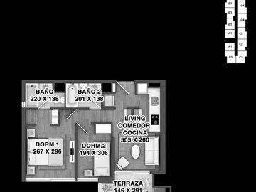 Departamento en Venta en Ñuñoa, Estadio Nacional, Gillermo Mann