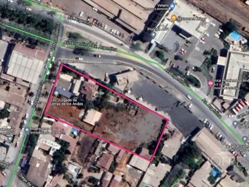 TERRENO EN VENTA O ARRIENDO. AV.INDEPENDENCIA CON AV. ARGENTINA, LOS ANDES