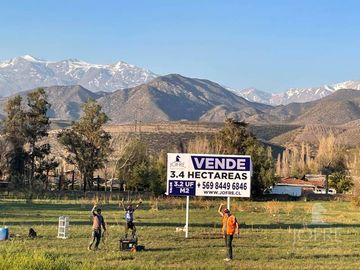 LOTE DE 3,4 HECTAREA CERCA DE PUERTO TERRESTRE,  LOS ANDES