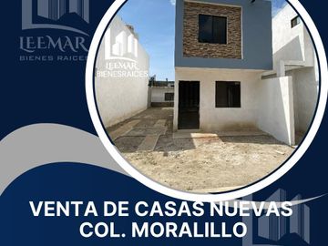 CASAS NUEVAS EN VENTA DE 3 RECAMARAS EN COL. MORALILLO, PANUCO, VER.