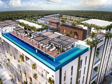 Departamento Loft en venta en Cancún con amenidades premium y amueblado