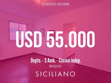 Departamento en Boedo