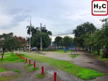 128terreno 2 hab 1 baño 2 est metro del sol