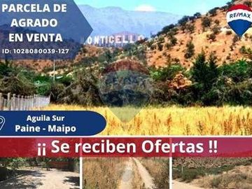 SE RECIBEN OFERTAS!!! PARCELA AGUILA SUR