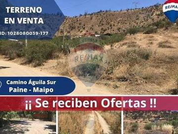 SE RECIBEN OFERTAS NUEVA PARCELA EN PAINE!!!