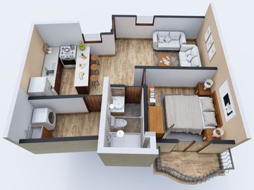 Departamento en Venta en Torre Capella Estrellas del Sur Puebla Modelo F